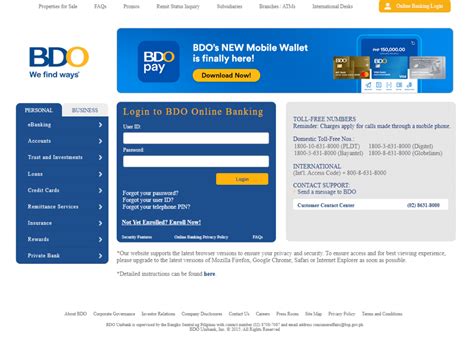 bdo pay online payment